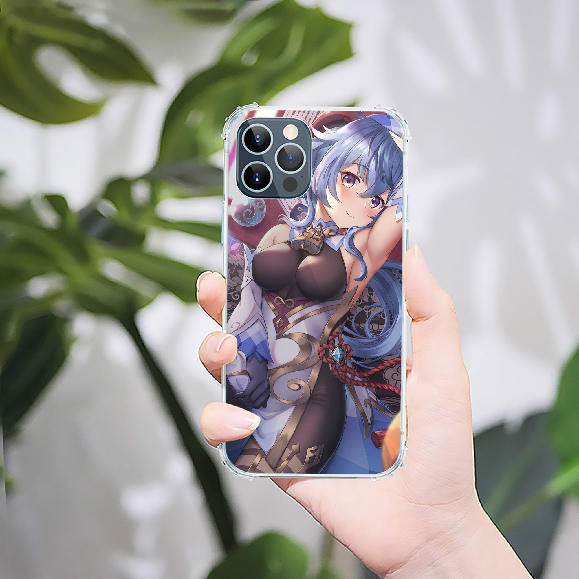 げんし神 genshin 【iPhone 12シリーズ対応】透明スマホケース（クリアソフトケース）
